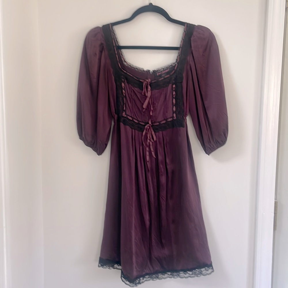 Vintage Silk Babydoll Dress